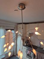 Betoverende Kroonluchter met witte kelkjes, Ophalen, Gebruikt, Glas