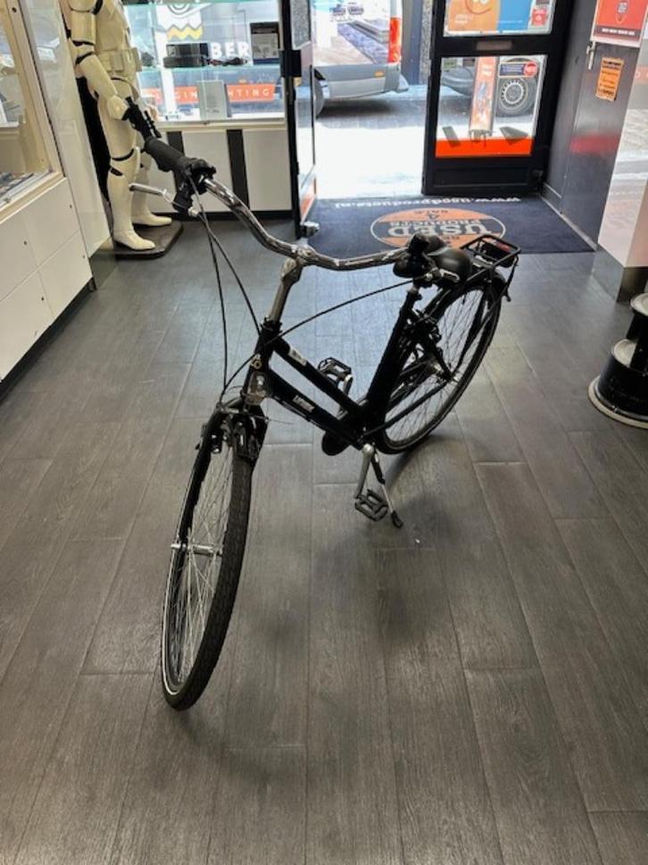 Stadsfiets Uniek Dames N3 | 50cm | Mat Zwart - ZGAN, Fietsen en Brommers, Fietsen | Dames | Damesfietsen, Zo goed als nieuw, Overige merken