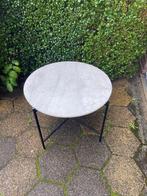 Marmeren bijzettafel rond Zuiver, Huis en Inrichting, Ophalen, 50 tot 100 cm, 50 tot 75 cm, Rond