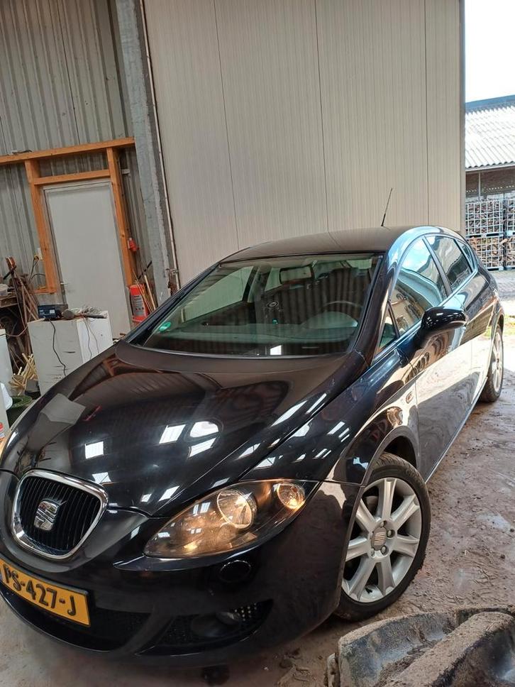 Seat Leon 1.4 TSI 92KW 2008 Zwart, Auto's, Seat, Particulier, Leon, Achteruitrijcamera, Adaptive Cruise Control, Airbags, Airconditioning
