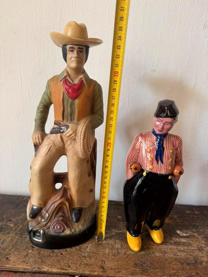 2 aparte stenen drank flessen oa boertje van bols, Verzamelen, Merken en Reclamevoorwerpen, Zo goed als nieuw, Ophalen of Verzenden