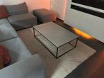 Industriële salontafel beton/metaal 120x75cm, Huis en Inrichting, Tafels | Salontafels, Ophalen, Gebruikt, 100 tot 150 cm, 50 tot 100 cm