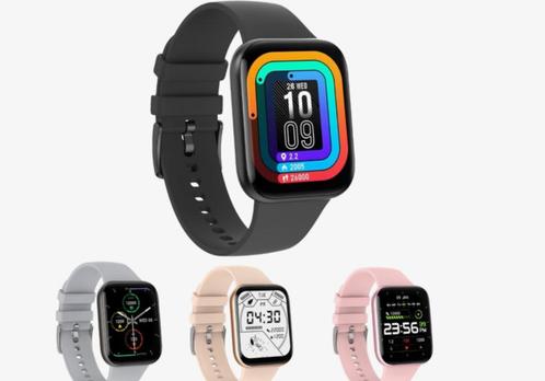 Smartwatch 4 kleuren nu van 59;95 voor 39,95 en 2 voor 65eur, Sieraden, Tassen en Uiterlijk, Sporthorloges, Nieuw, Conditie, Hartslag