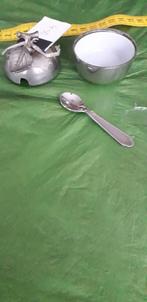 Mostert vaatje in vorm van appel, Antiek en Kunst, Ophalen of Verzenden