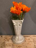 Franse Art Deco jardienere Franse grafvaas vaas gietijzer, Ophalen of Verzenden