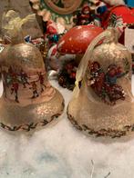 #kerst Vintage Kerst Klokken - Set van 2, Gebruikt, T, Ophalen of Verzenden, N