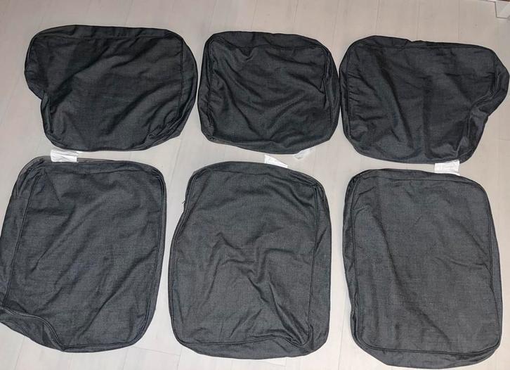 IKEA Ektorp hoes 3-zitsbank grijs, Huis en Inrichting, Banken | Bankstellen, Gebruikt, Rechte bank, Driepersoons, 200 tot 250 cm