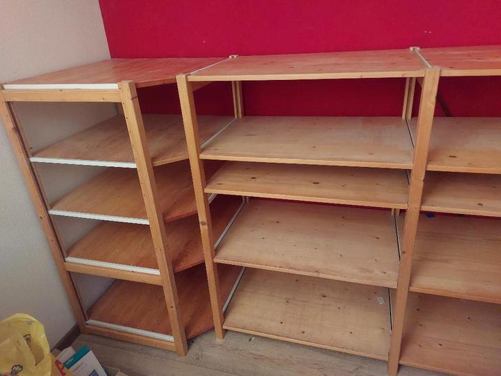 Lundia hoekplanken voor 60cm diepte, Huis en Inrichting, Kasten | Stellingkasten, Gebruikt, Ophalen of Verzenden