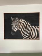 Handgemaakte Zebra schilderij, Antiek en Kunst, Kunst | Schilderijen | Modern, Ophalen of Verzenden