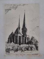 Ets St. Mariakerk Hengelo van Warner Hemstede, Antiek en Kunst, Ophalen of Verzenden