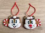 Disney Knabbel Babbel Chip Dale kerst ornament hanger deco, Ophalen, Overige figuren, Gebruikt, Beeldje of Figuurtje