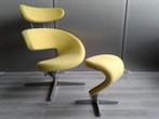 Variér (Stokke) Peel (Limoengeel), Als Nieuw!, Huis en Inrichting, Fauteuils, Ophalen, Metaal, Zo goed als nieuw, Variér