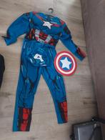 Captain america pak maar 122/128, Kinderen en Baby's, Carnavalskleding en Verkleedspullen, Ophalen of Verzenden