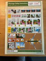SAFETY CARD ETHIOPIAN B787-8, Verzamelen, Luchtvaart en Vliegtuigspotten, Verzenden, Zo goed als nieuw, Kaart, Foto of Prent