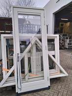 Kozijn met dubbele deuren 2 x, Ophalen of Verzenden, Glas, 120 cm of meer, 215 cm of meer