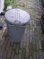 Oude vuilnisbak van UTRECHT gegalvaniseerd, goede bodem, Huis en Inrichting, Ophalen, Gebruikt, 40 liter of meer, Metaal