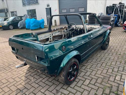 Volkswagen Golf Cabriolet1.6 GLI 1982 Groen PROJECT!!, Auto's, Oldtimers, Bedrijf, Volkswagen, Benzine, Cabriolet, Groen, Ophalen