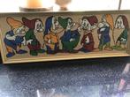 Vintage Schilderijtje De 7 Dwergen, Ophalen, Gebruikt, Oorspronkelijke maker, Schilderij