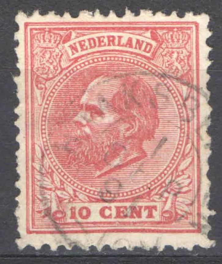 Nederland NVPH nr 21 Kleinrondstempel Haaksbergen, Postzegels en Munten, Postzegels | Nederland, Gestempeld, T/m 1940, Ophalen of Verzenden