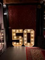 XL Lichtcijfers te huur voor een Abraham of Sarah Hout 50, Hobby en Vrije tijd, Ophalen, Zo goed als nieuw, Abraham of Sarah