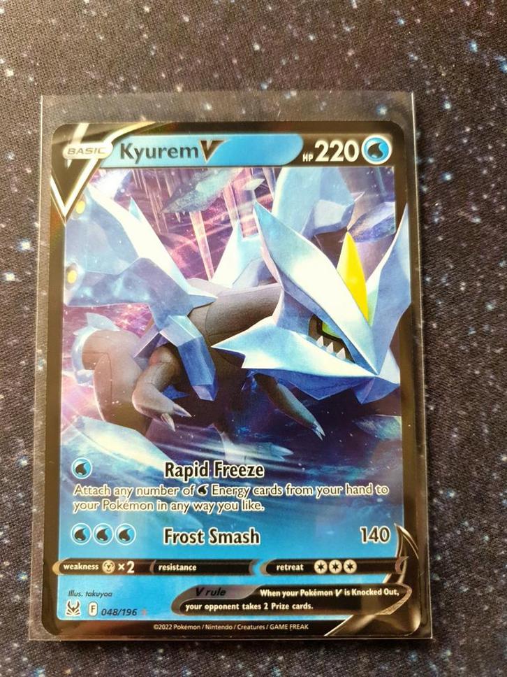 Pokémon kaart Kyurem V #48 Lost Origin, Hobby en Vrije tijd, Verzamelkaartspellen | Pokémon, Zo goed als nieuw, Losse kaart, Ophalen of Verzenden