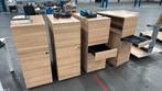 Partij bureau’s, vergadertafels, schuif-roldeur en ladekast, Ophalen, Bureau
