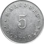 Nederland - Poortugaal 5 cent z.j. / 1950 (token, zeldzaam), Postzegels en Munten, Munten | Nederland, Ophalen of Verzenden