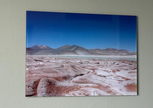 Plexiglas foto: Boliviaans landschap (70 x 50 cm), Huis en Inrichting, Woonaccessoires | Schilderijen, Tekeningen en Foto's, Zo goed als nieuw