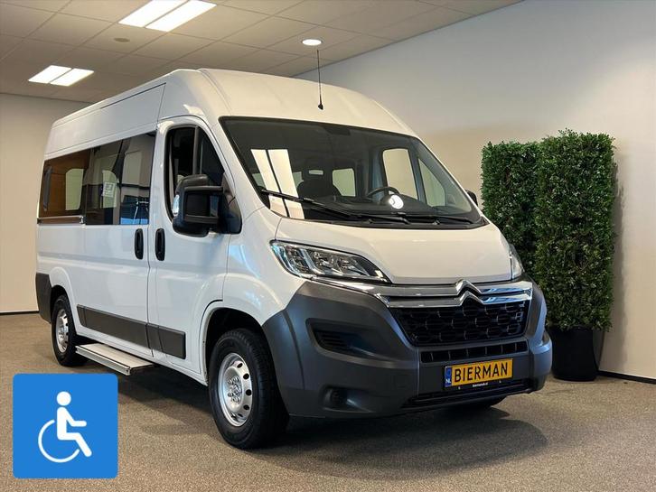 Citroen Jumper L2H2 Rolstoelbus - Rolstoel voorin, Auto's, Bestelauto's, Bedrijf, Te koop, Aangepast voor mindervaliden, Airbags