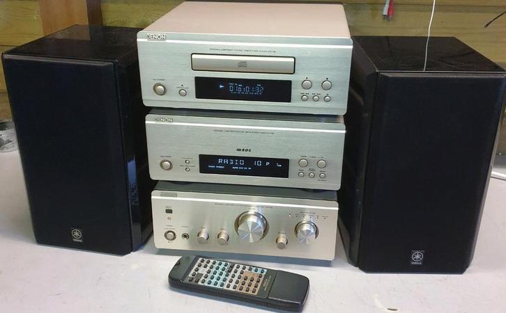 Denon stereo set f88 + yamaha nx-e200 speakers + remote, Audio, Tv en Foto, Stereo-sets, Ophalen of Verzenden