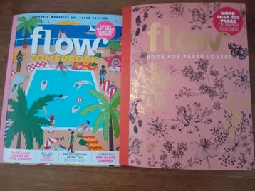 2 flow boeken book for paper lovers zomerboek magazines  beschikbaar voor biedingen