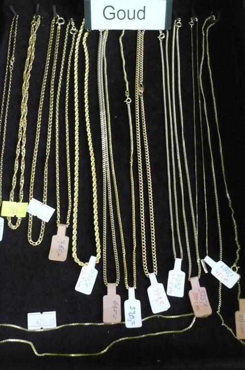 vaderdag idee kom eens kijken in de winkel van het veilingh., Sieraden, Tassen en Uiterlijk, Kettingen, Zo goed als nieuw, Goud