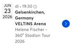 3 veldkaarten te koop HeleneFischer Gelsenkirchen, Tickets en Kaartjes, Drie personen of meer, Juni