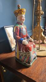 Vintage Chinees porselein Qing keizer beeld, Ophalen of Verzenden