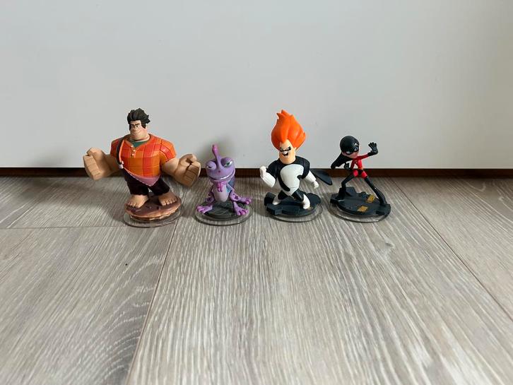 Disney Infinity figuren 4 stuks, Verzamelen, Poppetjes en Figuurtjes, Zo goed als nieuw, Ophalen of Verzenden
