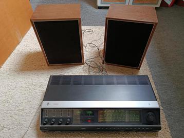 Philips 742 radio met Philips luidsprekers vintage! beschikbaar voor biedingen