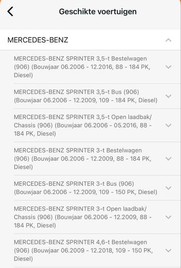 Mercedes Sprinter Katalysator BM11016 Nieuw beschikbaar voor biedingen