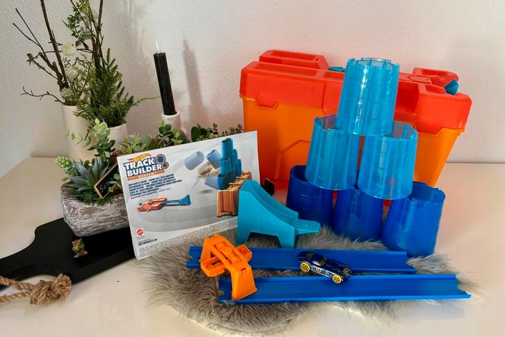Hot Wheels, Kinderen en Baby's, Speelgoed | Racebanen, Zo goed als nieuw, Handmatig, Hot Wheels, Ophalen of Verzenden