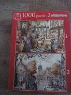 Dubbele legpuzzel van Anton Pieck, Hobby en Vrije tijd, Denksport en Puzzels, Ophalen of Verzenden, 500 t/m 1500 stukjes, Gebruikt