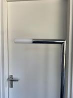 mooie strakke staande lamp vintage, Huis en Inrichting, Lampen | Vloerlampen, Ophalen, Gebruikt, Metaal, 150 tot 200 cm