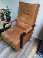 Industriële fauteuil, Huis en Inrichting, Fauteuils, Ophalen, Minder dan 75 cm, Zo goed als nieuw, Metaal