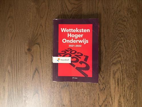 Wetteksten Hoger Onderwijs 2021-2022 – 37e druk (uitgever N, Boeken, Studieboeken en Cursussen, Zo goed als nieuw, HBO, Ophalen of Verzenden