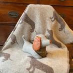 Iers wollen Teckel plaid Beige/Bruin, Verzenden, Nieuw, Reyne Scott Belpo, Info@belpo.eu