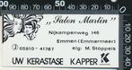 Sticker: Salon Martin - Emmen, Verzamelen, Stickers, Ophalen of Verzenden, Zo goed als nieuw, Bedrijf of Vereniging