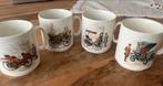 Vintage Theekopjes Set - Auto Motieven, Ophalen of Verzenden