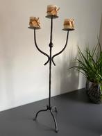 Prachtige kandelaar. Inclusief kaarsen. Nieuw. Zwart., Huis en Inrichting, Woonaccessoires | Kandelaars en Kaarsen, Zwart, Nieuw