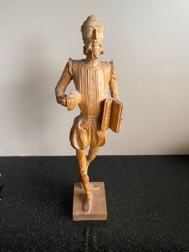 Don Quichot houtsnijwerk, Antiek en Kunst, Kunst | Beelden en Houtsnijwerken, Ophalen of Verzenden