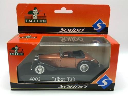 Solido 4003 Talbot T23 Cabriolet Bronze -GOED- M15, Hobby en Vrije tijd, Modelauto's | 1:43, Gebruikt, Auto, Solido, Ophalen of Verzenden