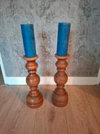 Eiken kandelaars, Ophalen of Verzenden