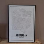 Poster Amsterdam van Wijck in lijst Ikea, Huis en Inrichting, Ophalen, Zo goed als nieuw, 50 tot 75 cm